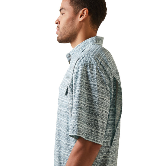 Ariat Men's VentTEK Outbound Aqua Button Down Shirt 10043348