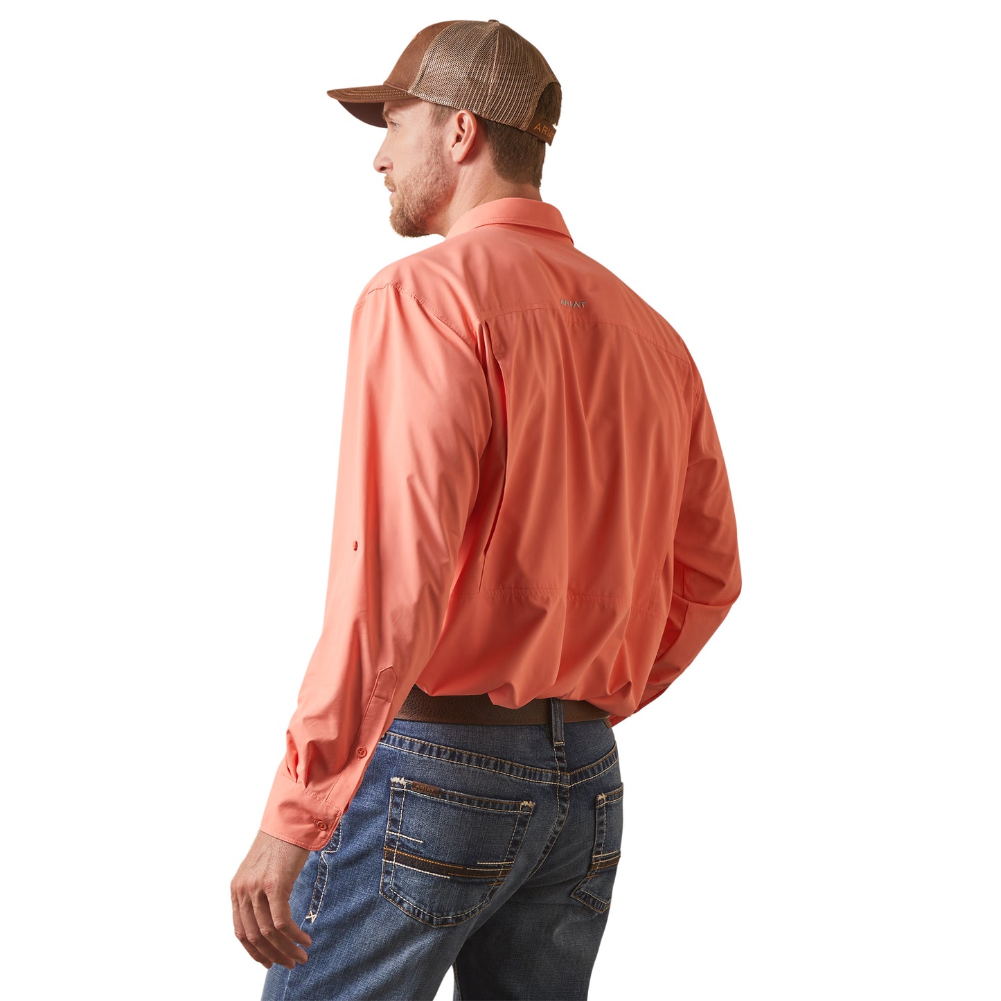 Ariat® Men's VentTEK™ Outbound Peach Echo Button Down Shirt 10043423
