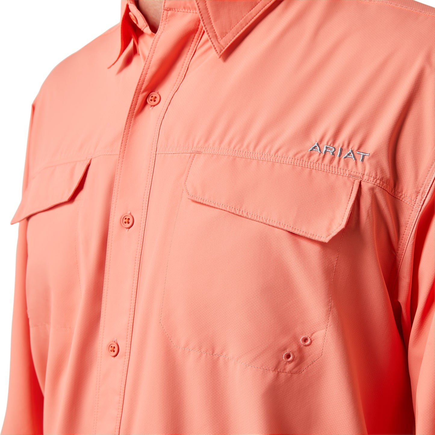 Ariat® Men's VentTEK™ Outbound Peach Echo Button Down Shirt 10043423
