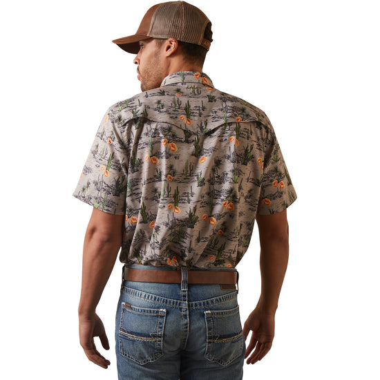 Ariat Men's VentTEK Western Dove Desert Scape Button Down Shirt 10043431