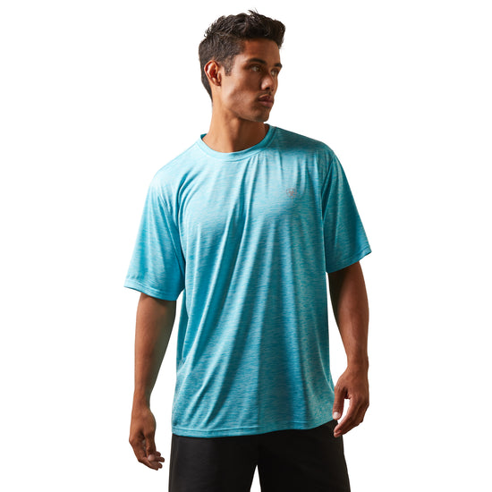 Ariat® Men's Charger Basic Peacock Blue T-Shirt 10043461