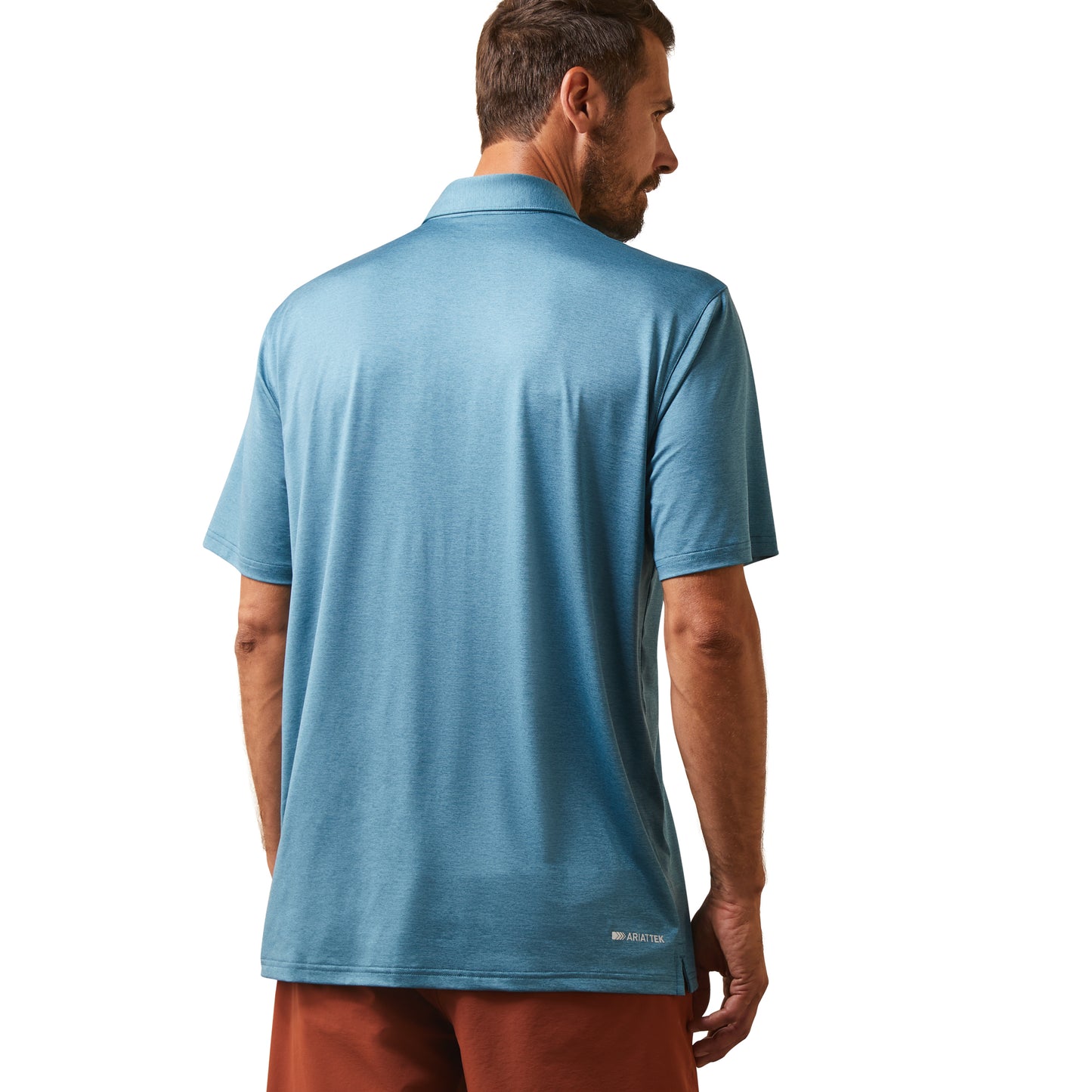 Ariat® Men's Eurasian Teal Charger 2.0 Polo Shirt 10043573
