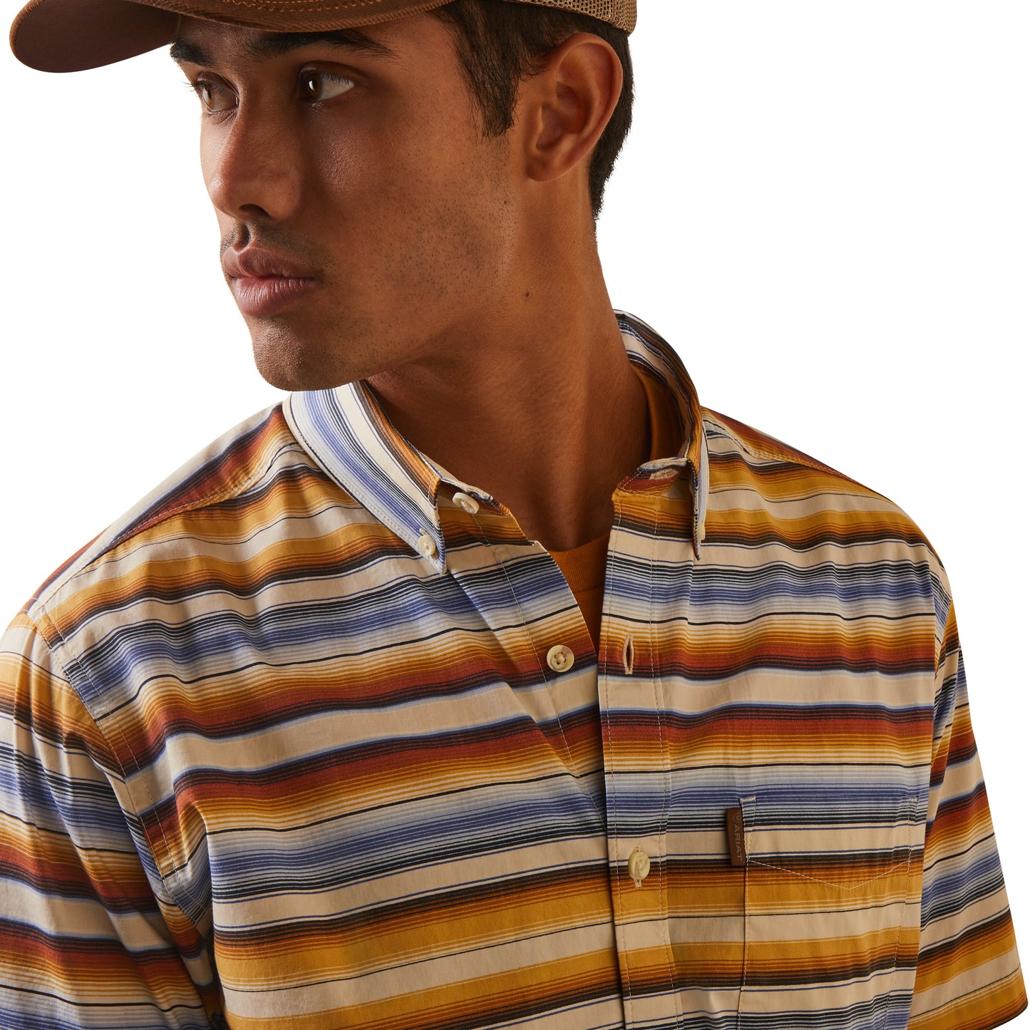 Ariat® Men's Sunset Stretch Golden Serape Button Down Shirt 10043703