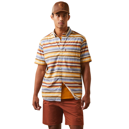 Ariat® Men's Sunset Stretch Golden Serape Button Down Shirt 10043703