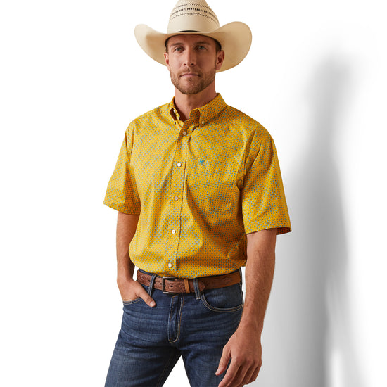 Ariat® Men's Kalul Golden Rod Classic Fit Button Down Shirt 10043865