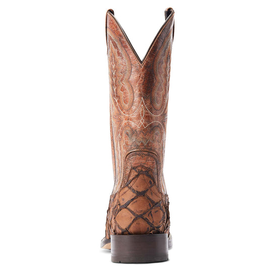 Ariat® Men's Deep Water Exotic Aged Tan Western Boots 10044421