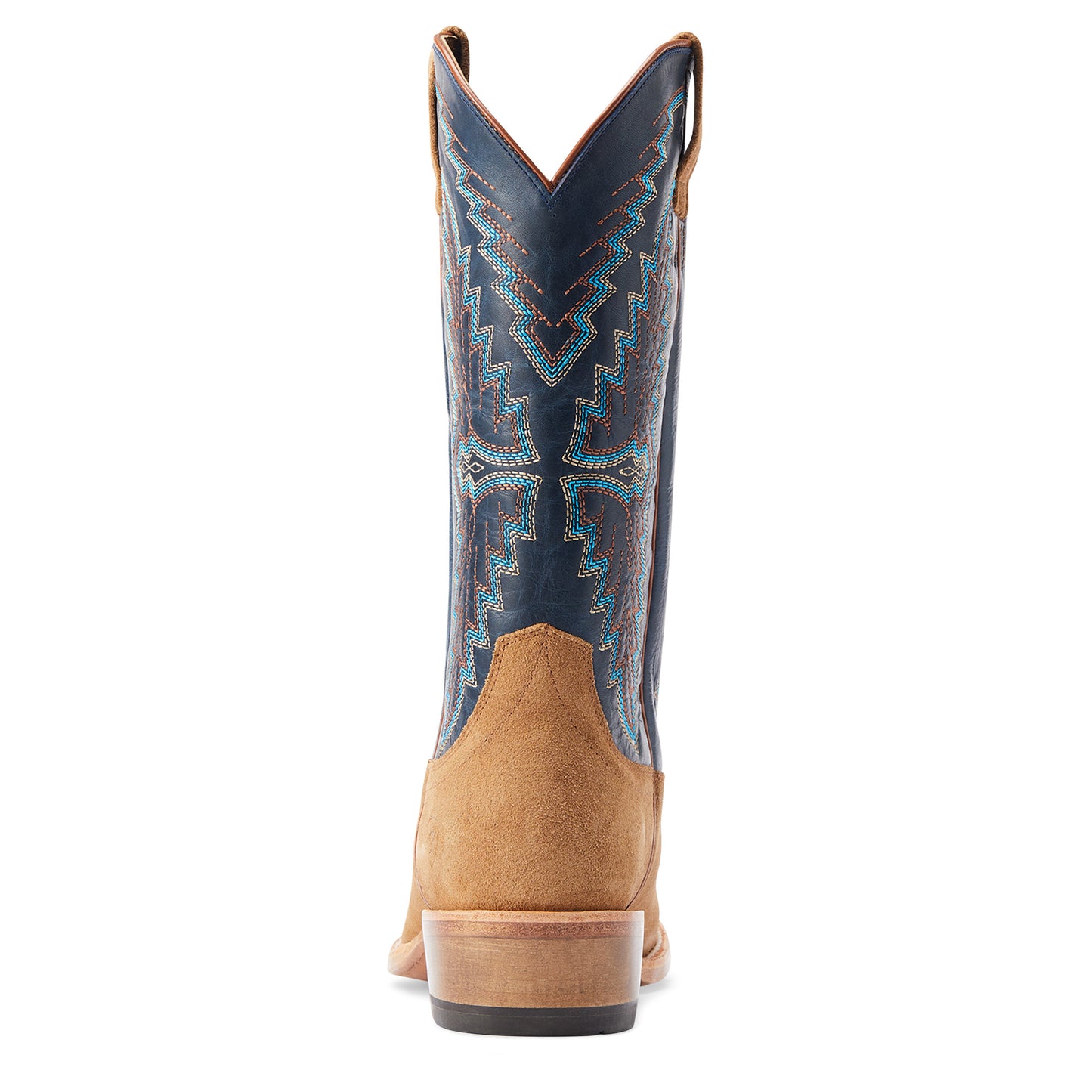 Ariat® Men's  Futurity Showman Dijon Roughout & Navy  Western Boots 10044499