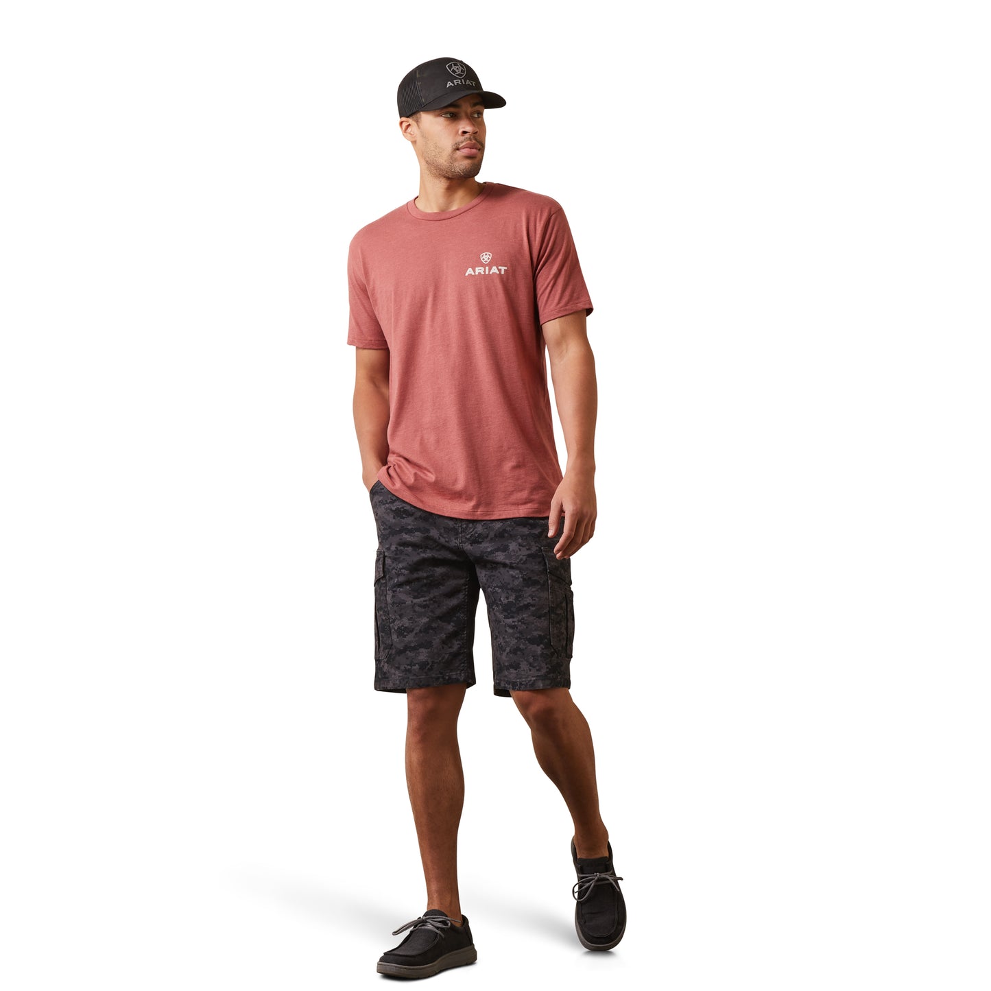 Ariat® Men's Land Of The Free Red Clay Heather T-Shirt 10044744