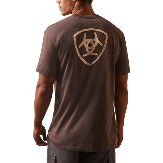 Ariat® Men's Corps Brown Heather Graphic T-Shirt 10044756