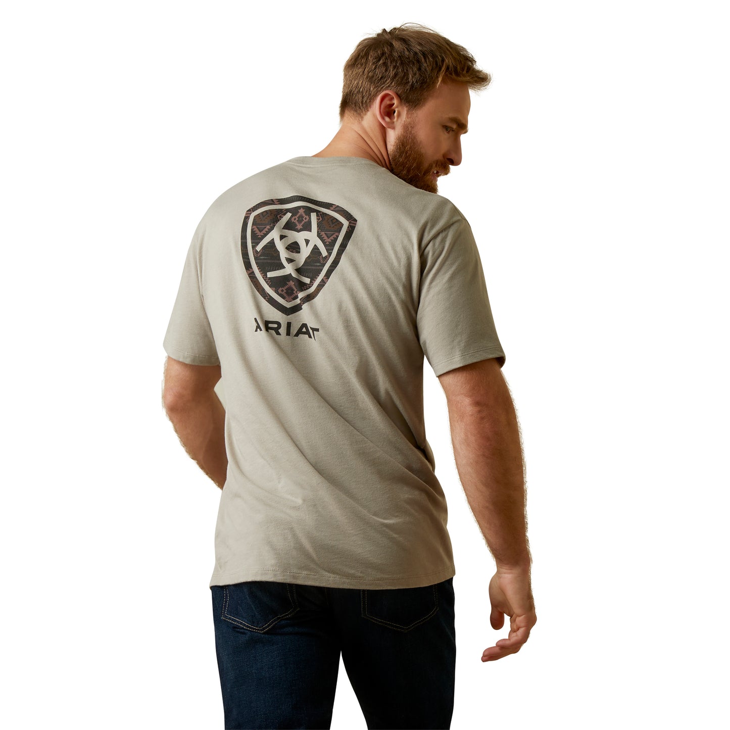 Ariat® Men's Serape Island Khaki Heather T-Shirt 10045273