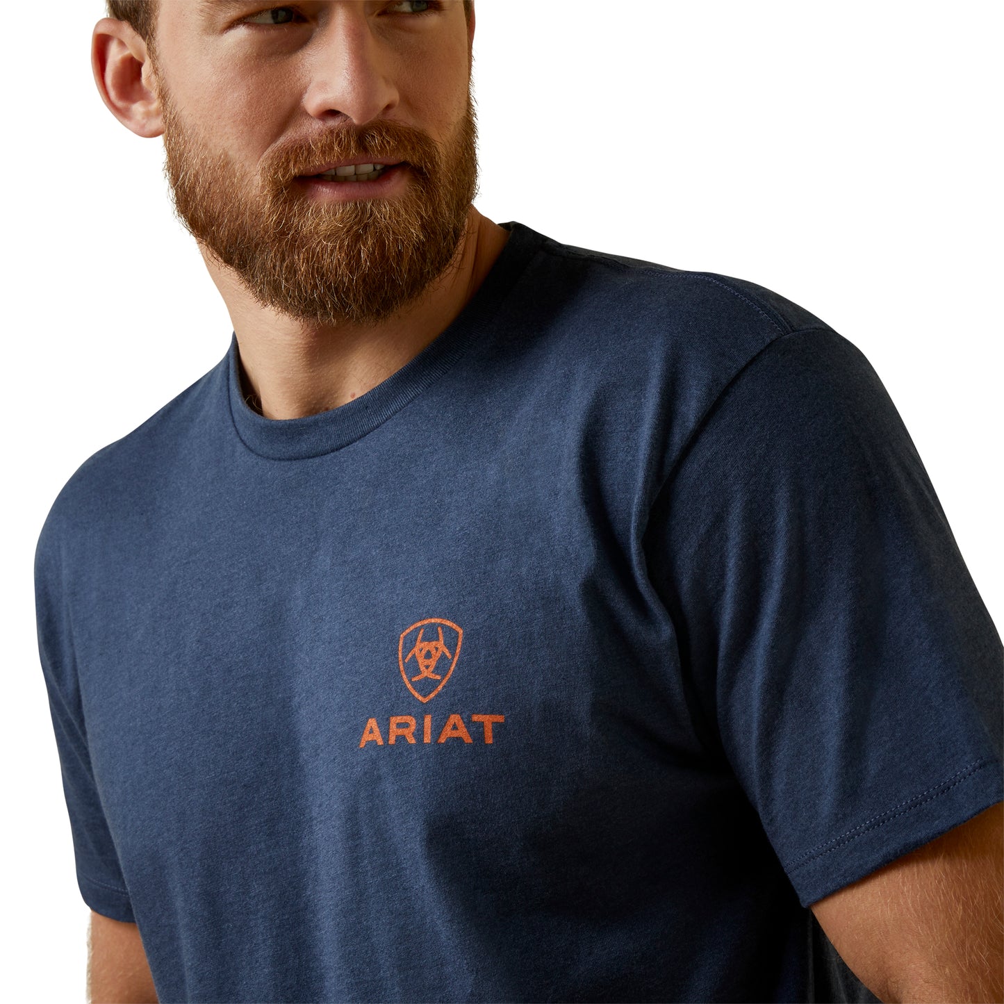Ariat® Men's Mustang Fever Navy Heather T-Shirt 10045275