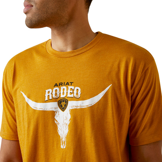 Ariat® Men's Rodeo Skull Graphic Buckhorn Heather T-Shirt 10045280