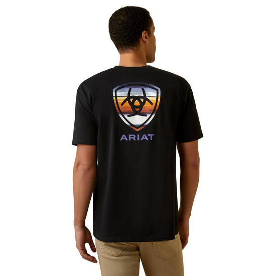 Ariat® Men's Black Sunset Serape Shield Graphic T-Shirt 10045290