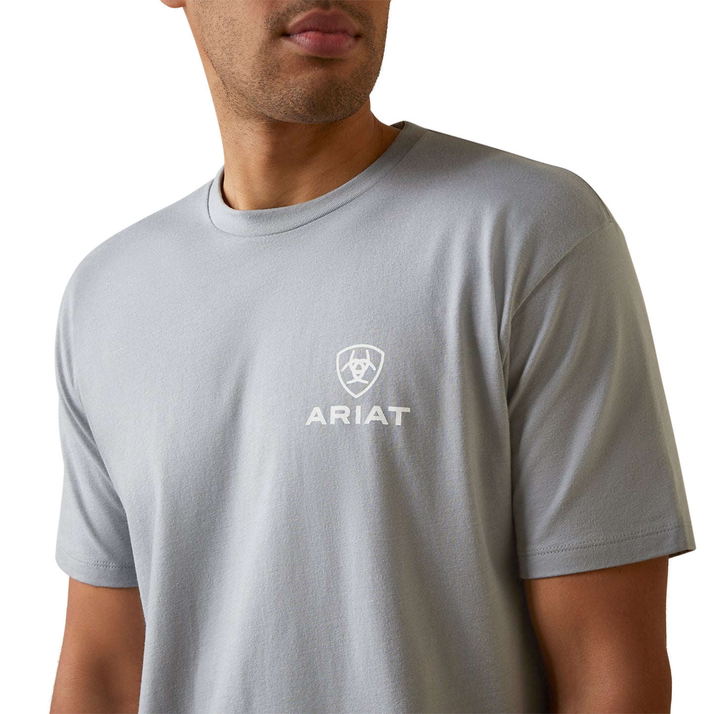 Ariat® Men's Offset Circle Stone Heather T-Shirt 10045291
