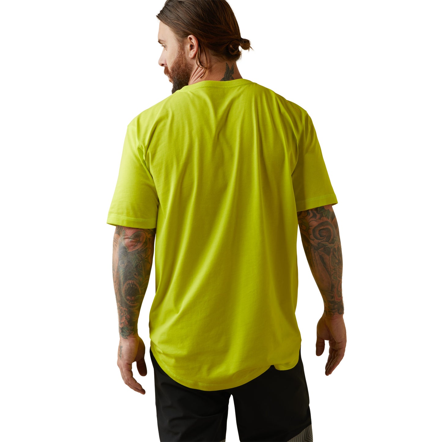 Ariat® Men's Rebar Workman Sulphur Springs Yellow T-Shirt 10043535