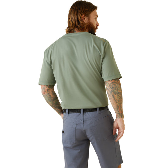 Ariat® Men's Rebar Workman Lily Pad Green T-Shirt 10043536