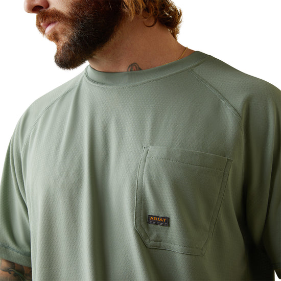 Load image into Gallery viewer, Ariat® Men&amp;#39;s Rebar Heat Fighter Lily Pad Green Long Sleeves T-Shirt 10043543

