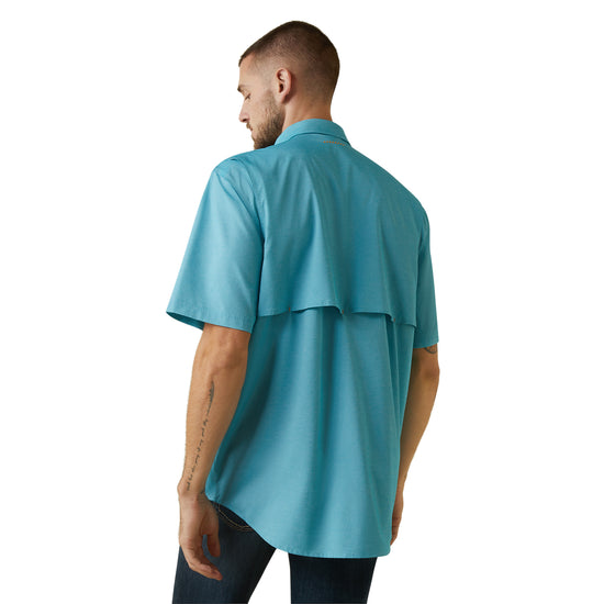 Ariat® Men's Rebar Made Tough VentTEK DuraStretch™ Blue Shirt 10043580