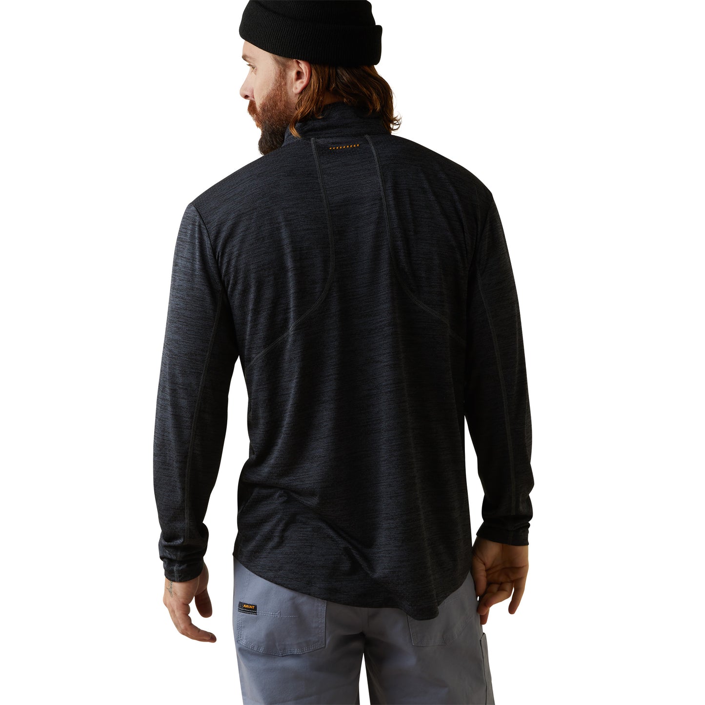 Ariat® Men's Rebar Evolution Black 1/2 Zip Pullover 10043620