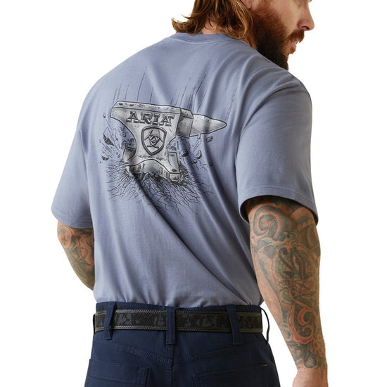Ariat® Men's Rebar Cotton Strong Anvil Force Stonewash T-Shirt 10043830