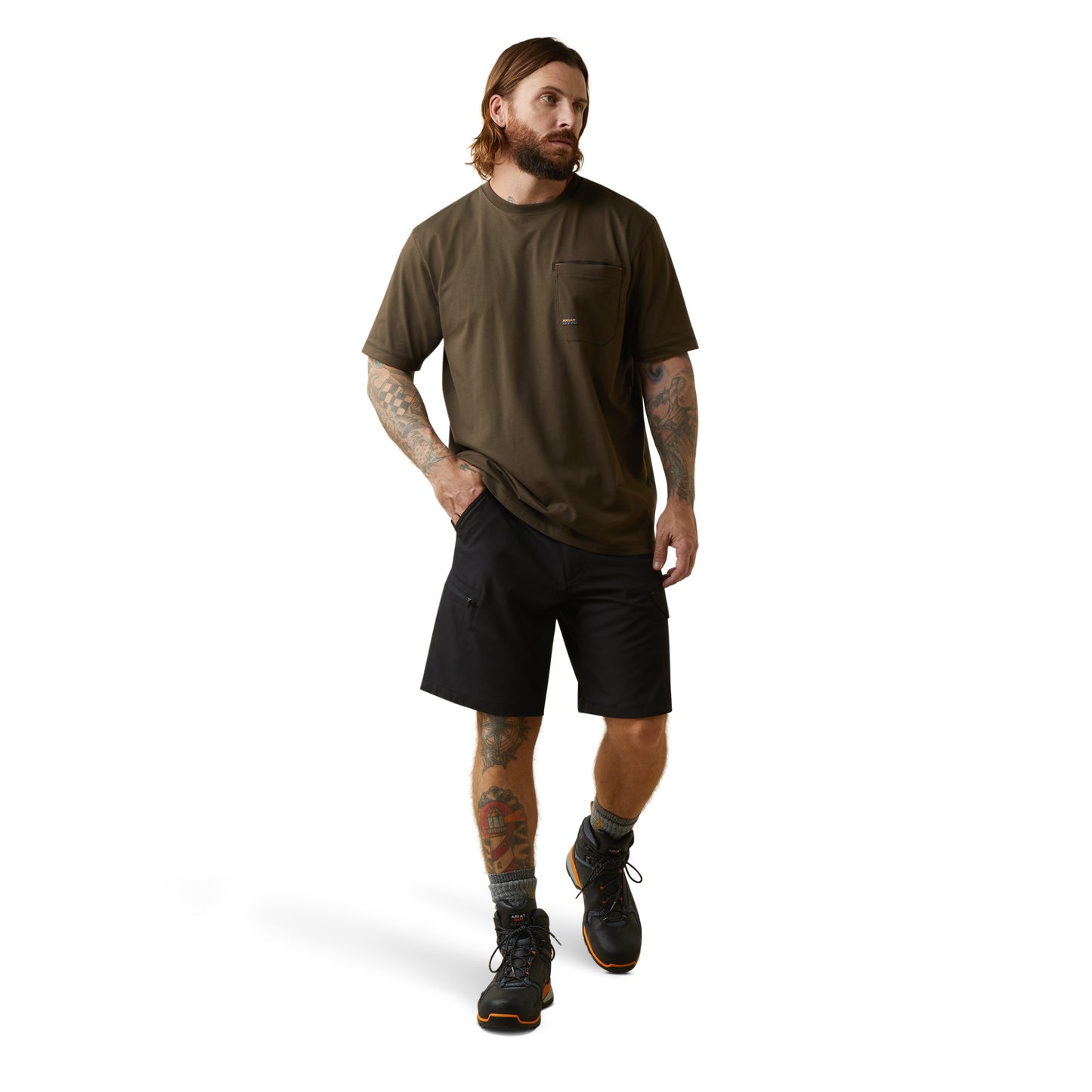 Ariat® Men's Rebar Workman Buzz Saw Wren Graphic T-Shirt 10043834