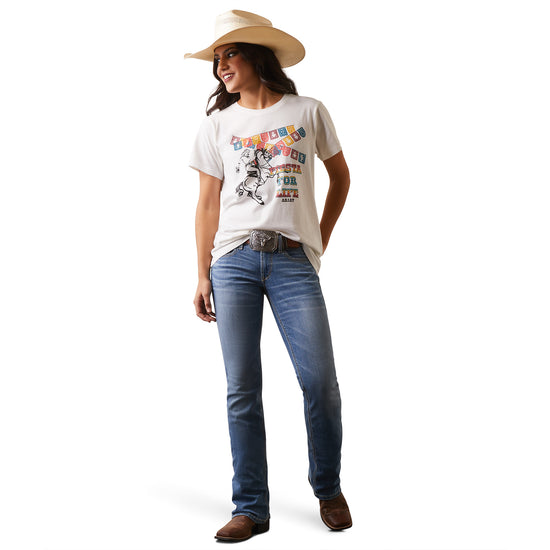 Ariat® Ladies Fiesta Cloud Dancer T-Shirt 10043666
