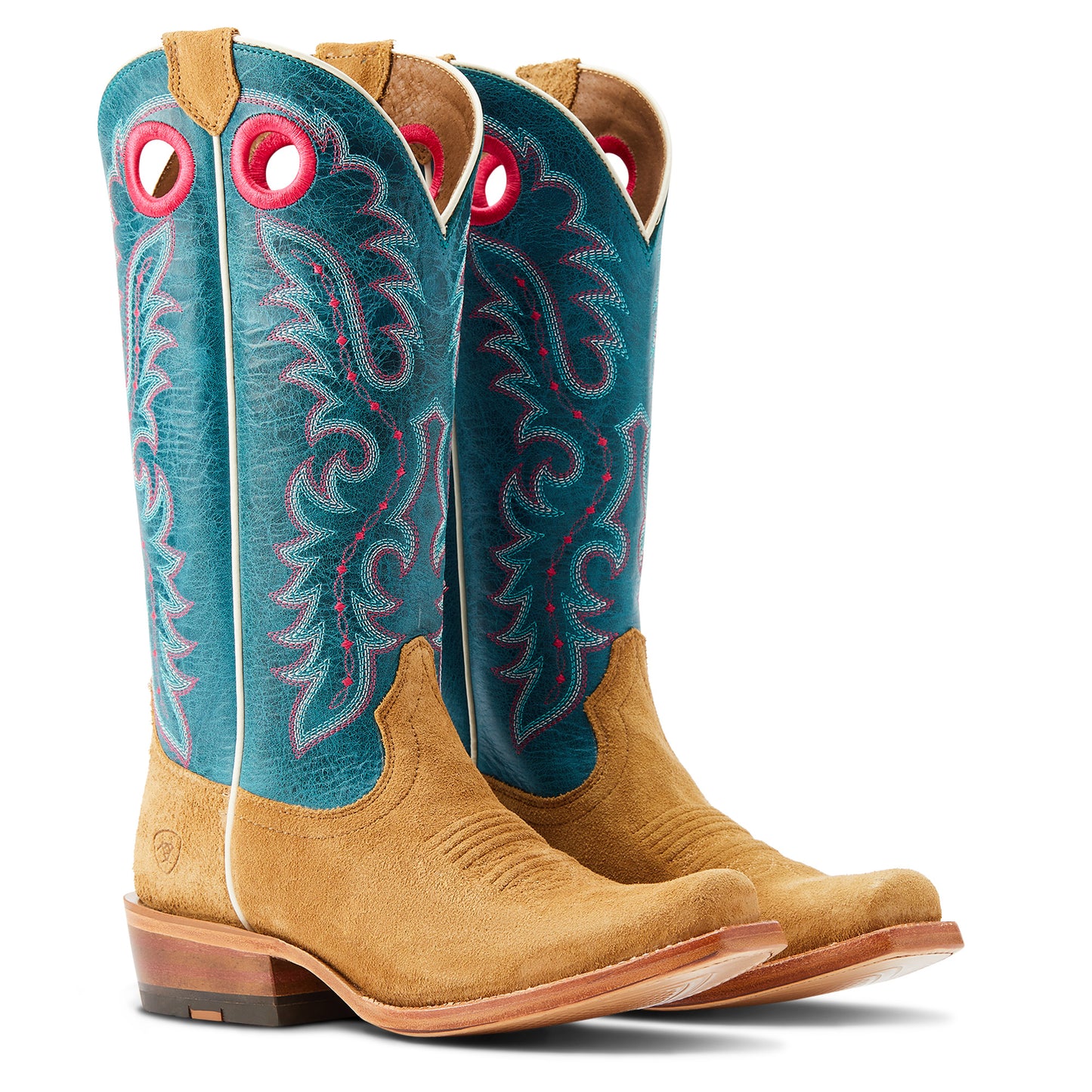 Ariat® Ladies Futurity Boon Buckskin Roughout Western Boots 10044403