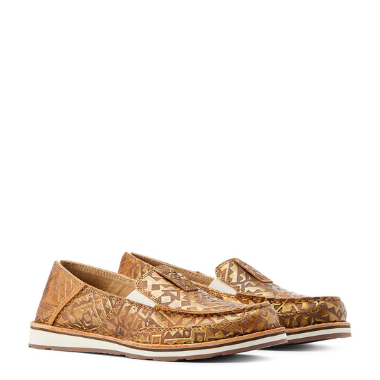 Ariat® Ladies Cruiser Copper Blanket Embossed Slip On Shoes 10044534
