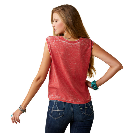 Ariat® Ladies All American Equestrian Red Tank Top 10045003