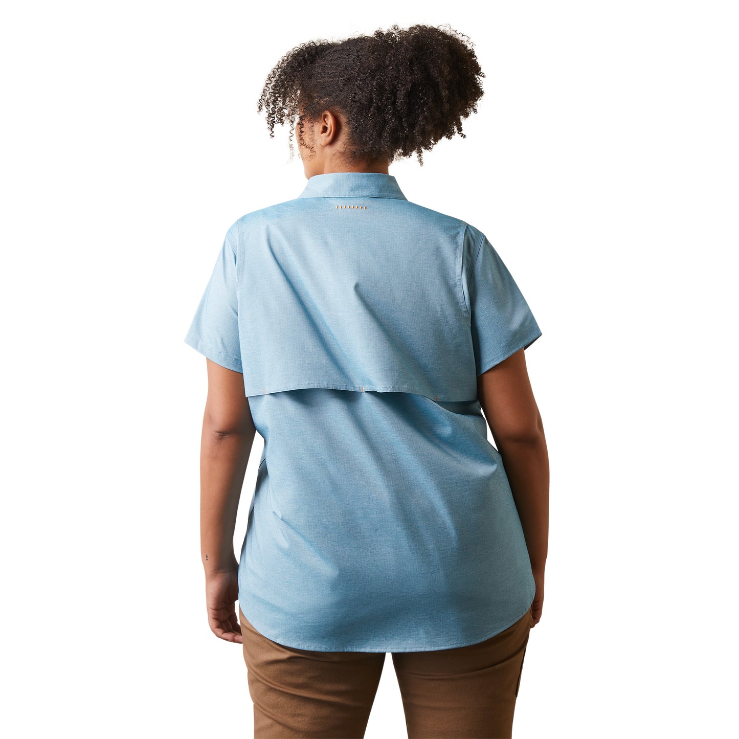 Load image into Gallery viewer, Ariat® Ladies Rebar Made Tough VentTEK DuraStretch™ Blue Shirt 10043773
