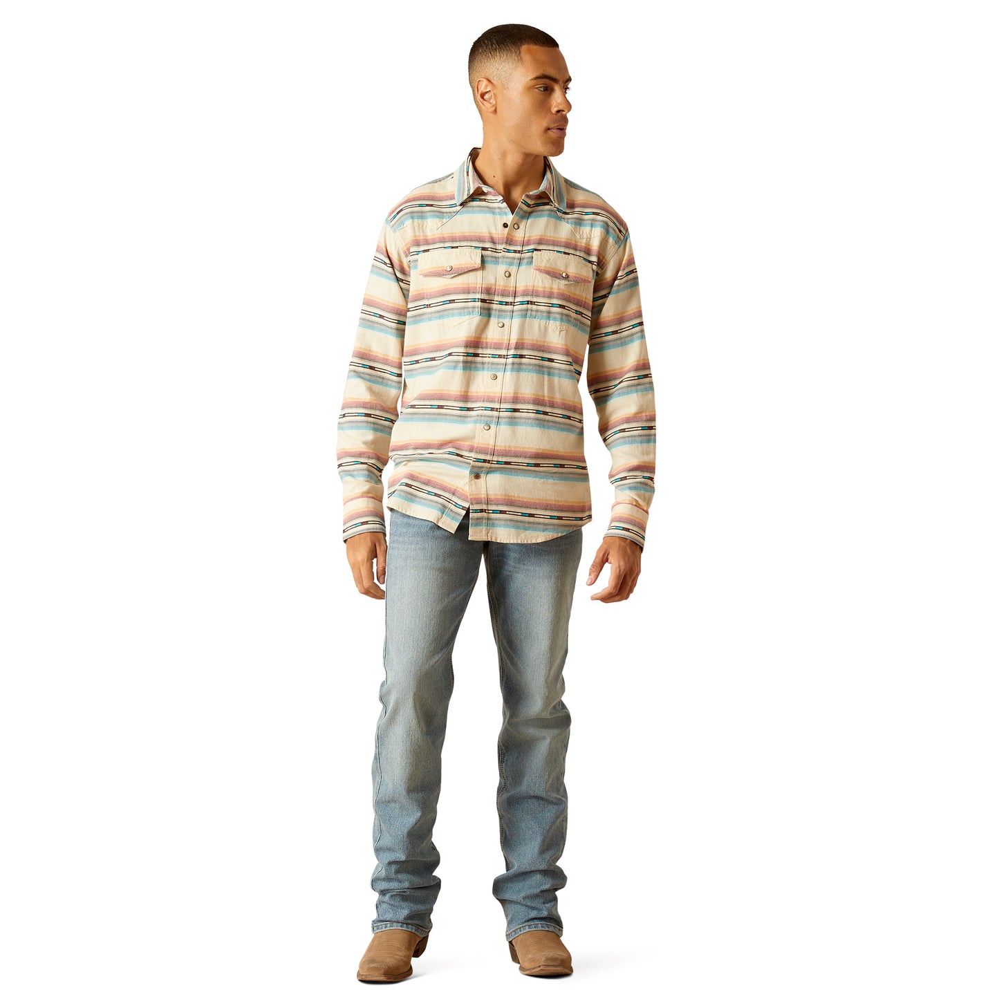 Ariat Men's Hansel Sandshell Retro Fit Button Down Shirt 10048493