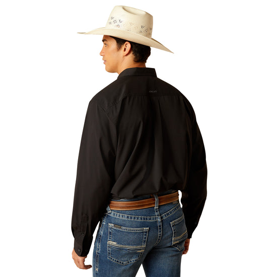 Ariat Men's 360 Airflow Black Classic Fit Button Down Shirt 10048567