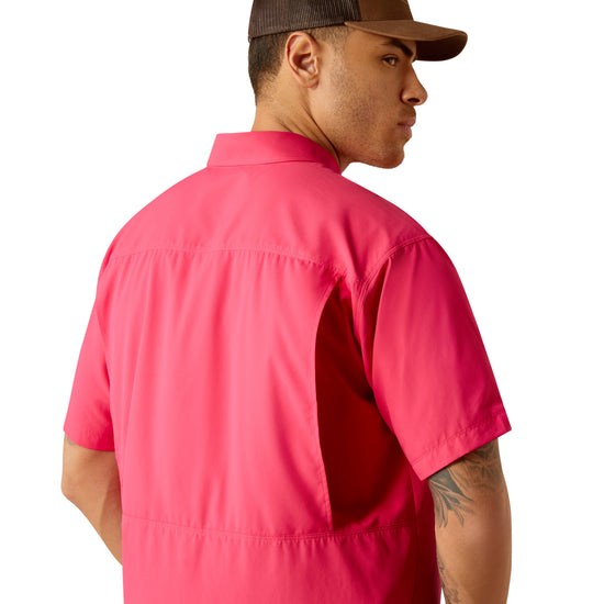 Ariat Men's VentTEK Outbound Pink Hibiscus Classic Fit Shirt 10048783