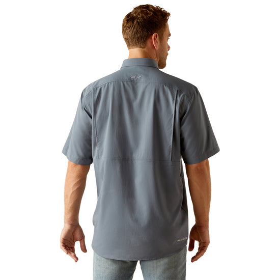 Ariat Men's VentTEK Newsboy Blue Classic Fit Shirt 10048844