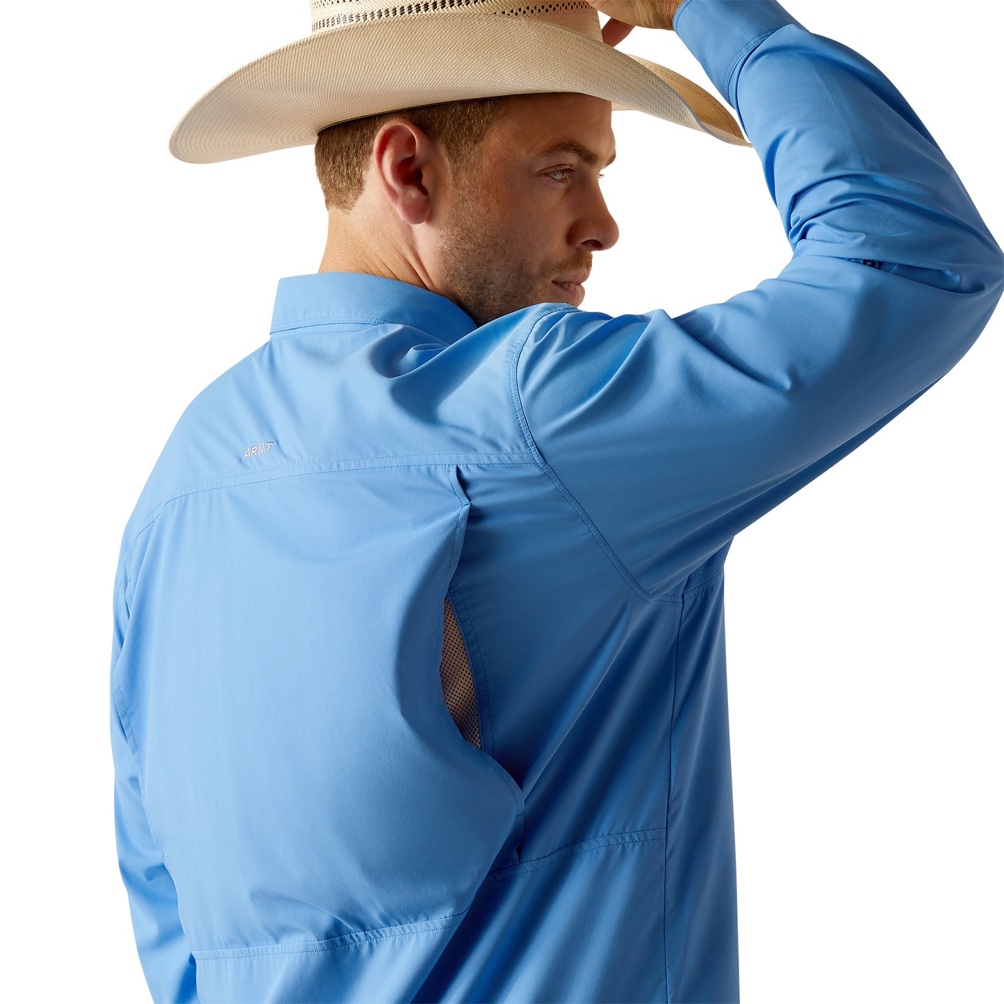 Ariat Men's VentTEK Outbound Marina Blue Classic Fit Shirt 10049013