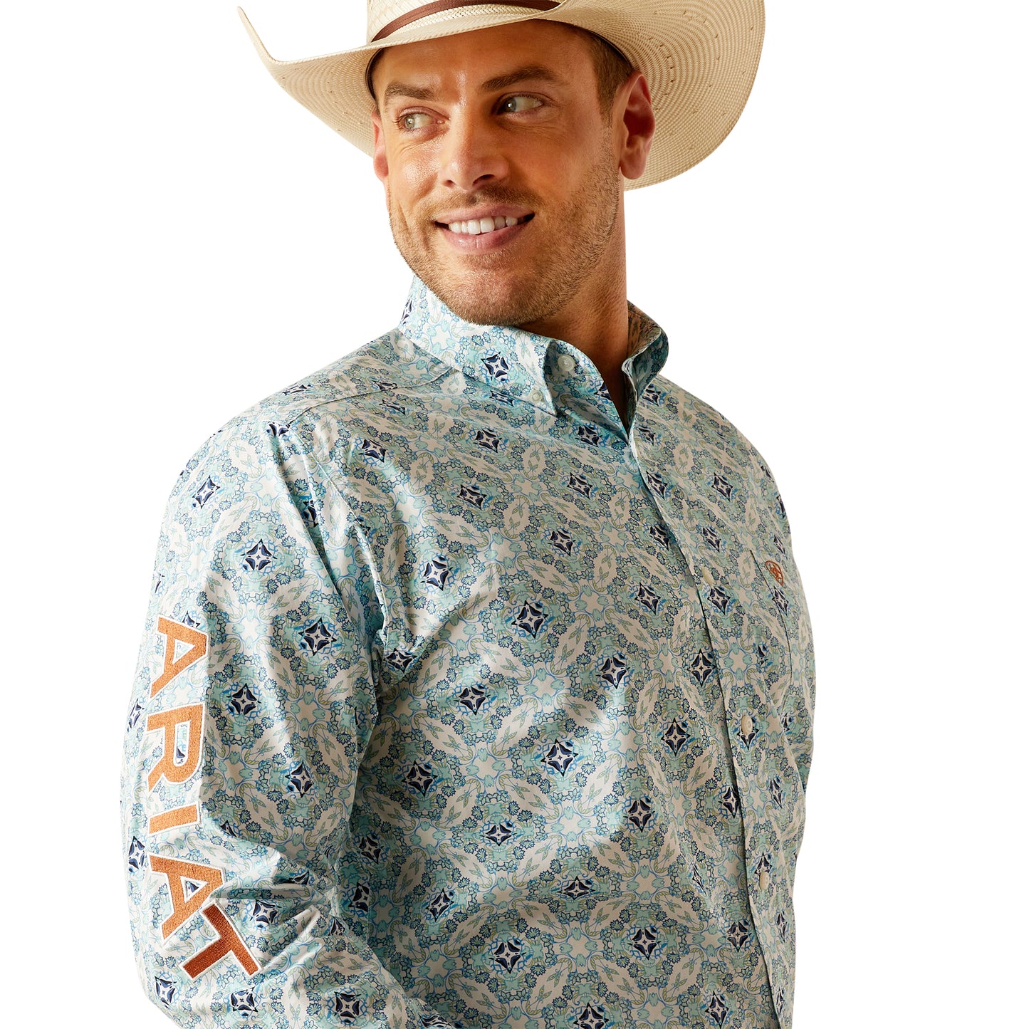 Ariat Men's Team Emmett Classic Fit Button Down Shirt 10050533