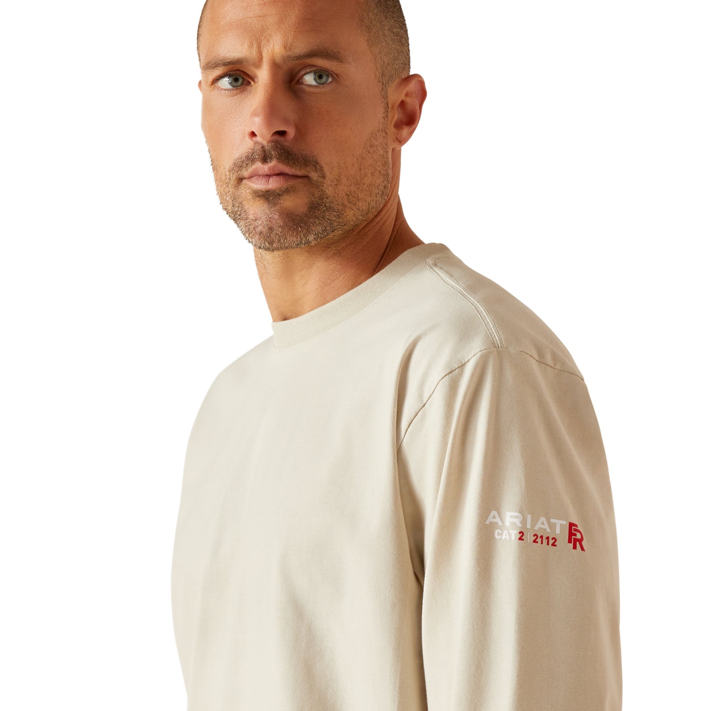 Ariat Men's FR Chain Hook Silver Lining T-Shirt 10048963