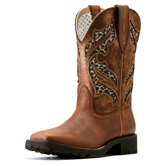 Ariat Ladies Unbridled Rancher VentTEK Hickory Smoke Western Boots 10050914