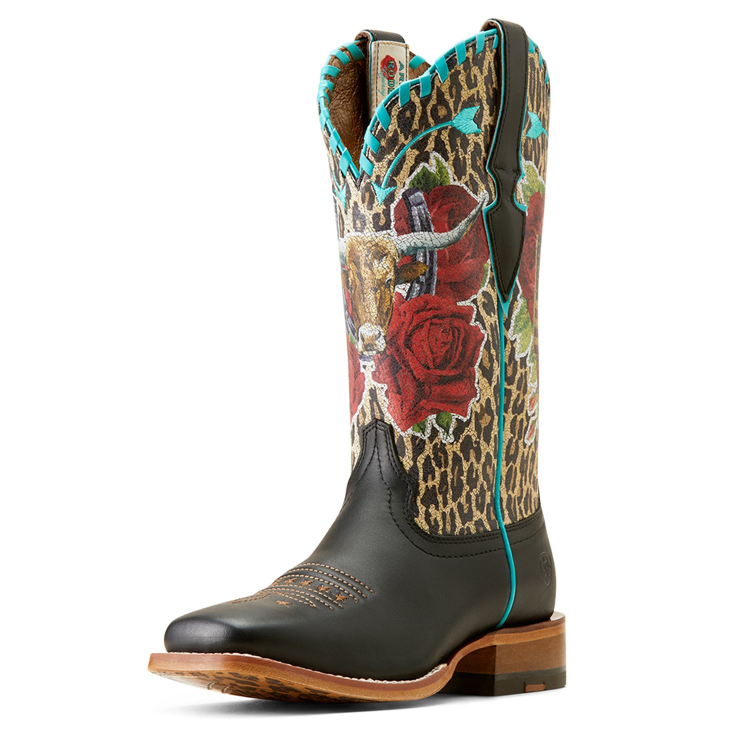 Ariat Ladies Frontier Rodeo Quincy Rich Black Western Boots 10051049