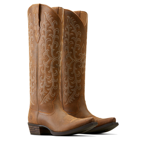 Ariat Ladies Tallahassee Stretchfit Brown Bomber Western Boot 10051061