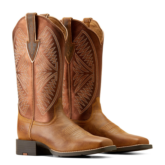 Ariat Ladies Round Up Ruidoso Pearl Square Toe Western Boots 10051066