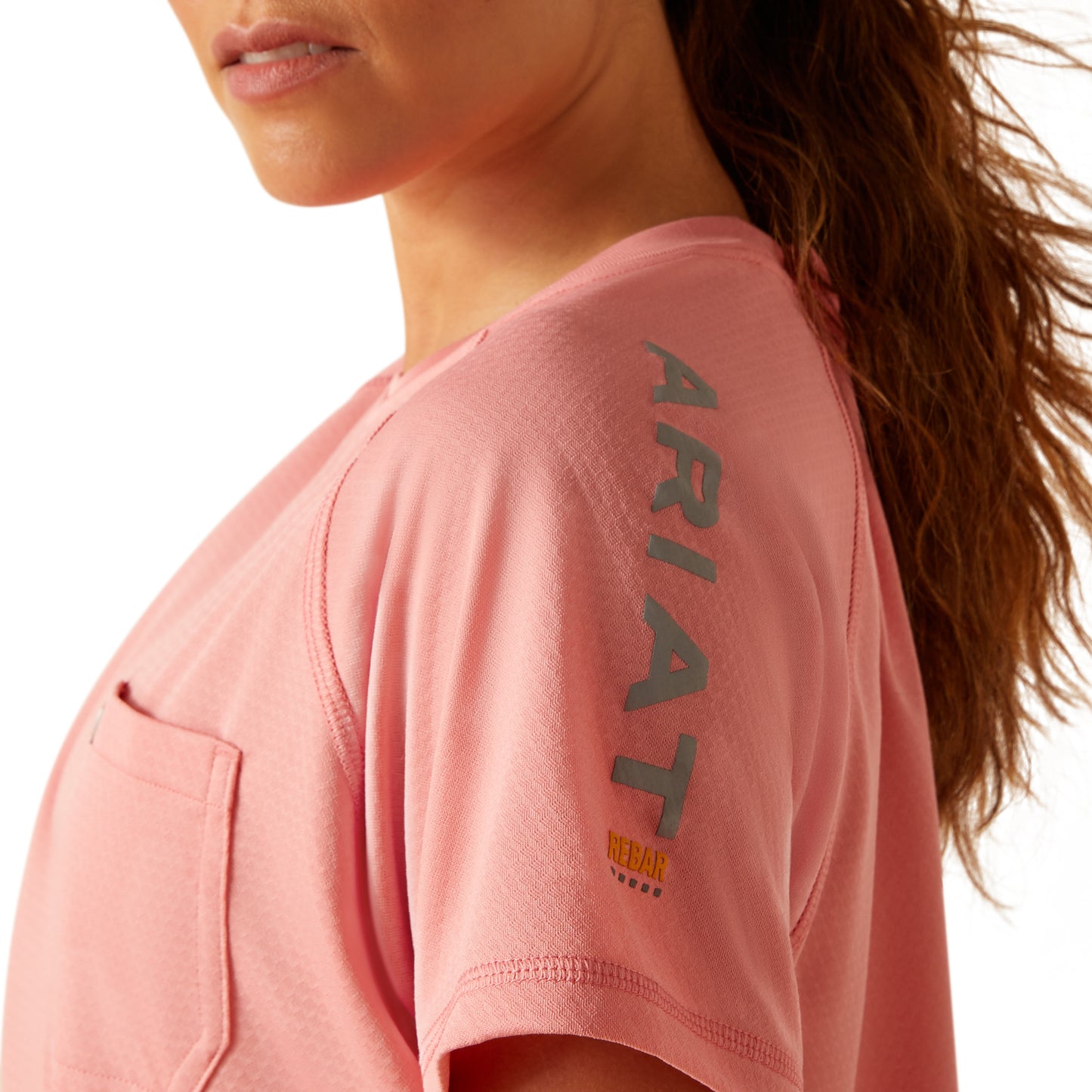 Ariat Ladies Rebar Heat Fighter Mauveglow T-Shirt 10049057
