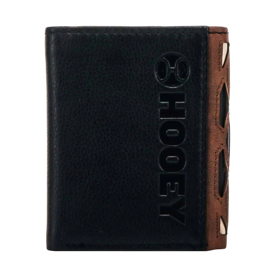 Hooey " Chapawee" Tri-fold Laser Cut Aztec Print Wallet HTF012-CRRD