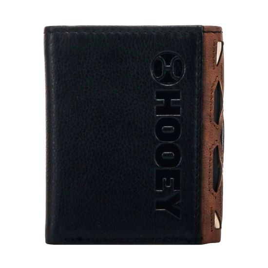 Hooey " Chapawee" Tri-fold Laser Cut Aztec Print Wallet HTF012-CRRD