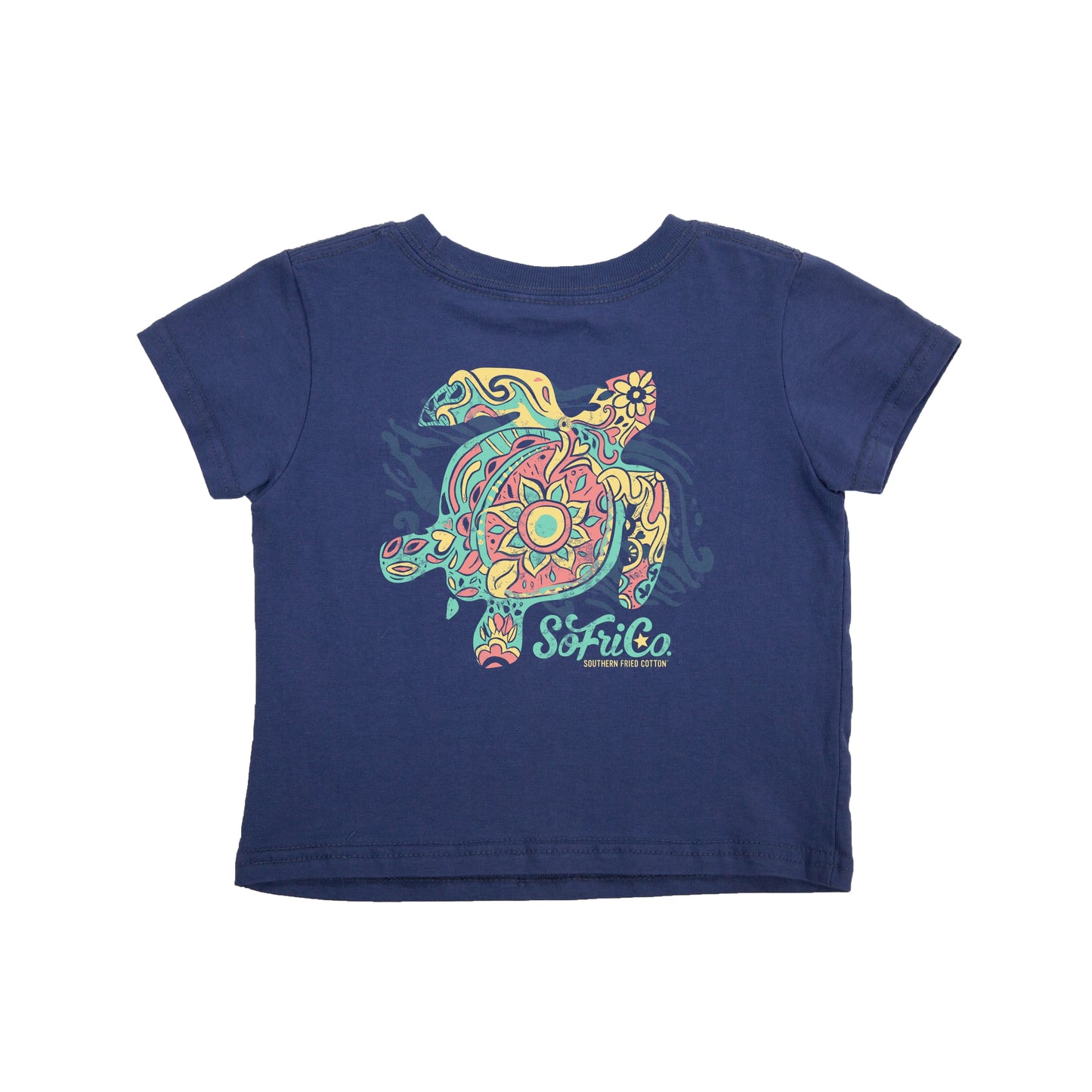 Southern Fried Cotton Children's Toddler Peace Turtle Shirt SFT01611