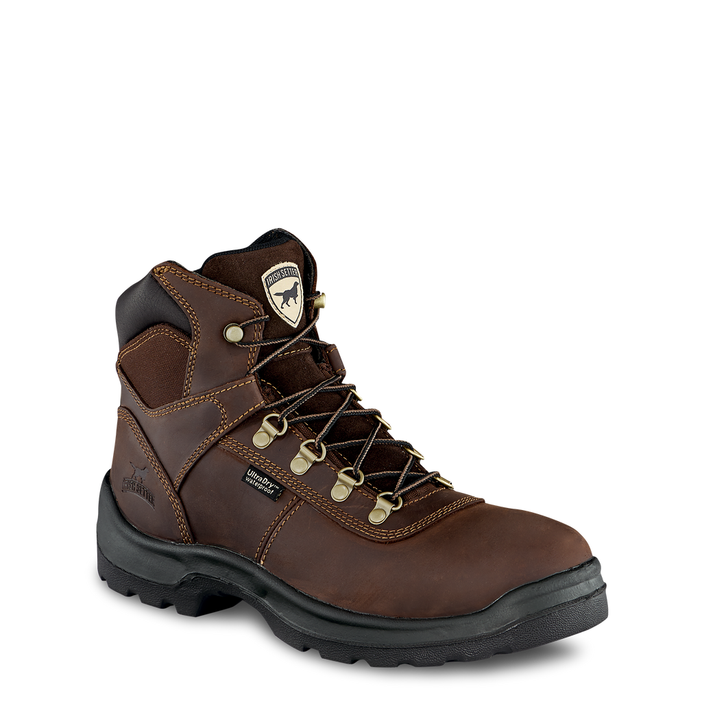 Irish Setter by Red Wing Mens Ely Steel Toe Waterproof Work Boots 83618