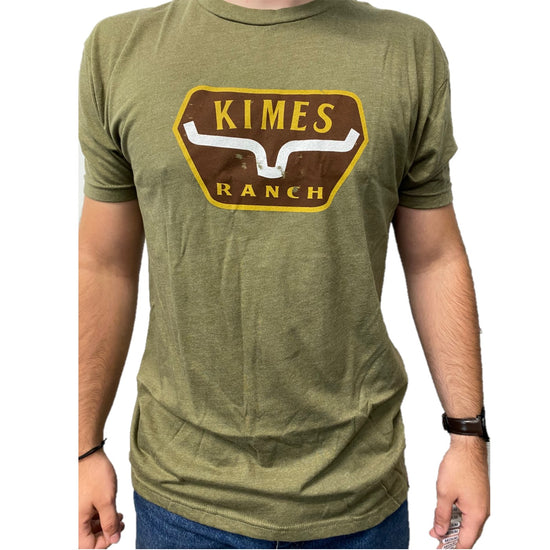 Kimes Ranch® Men's The Distance Military Green T-Shirt TDT-GRN