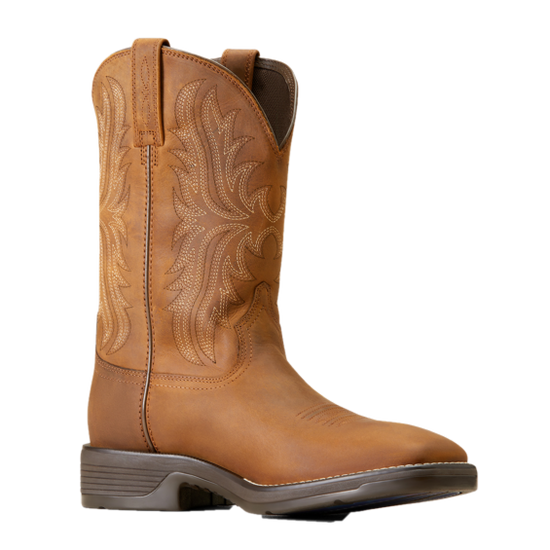 Ariat Men's Performance Ridgeback Oily Distressed Tan Western Boots 10046982
