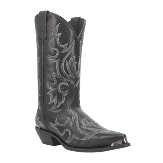 Laredo Men's Jameson Black Snip Toe Western Boots 68550-BK