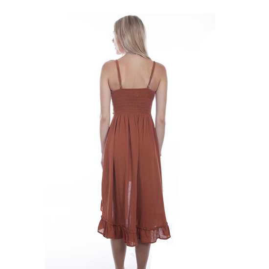 Scully Ladies Spaghetti Strap Vanilla Dress PSL-265-GIN